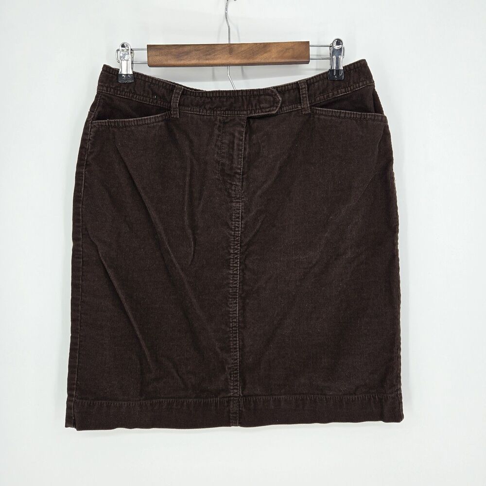 Vintage Loft Brown Corduroy Skirt 4